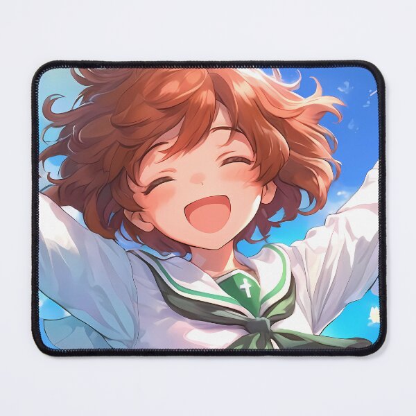 Item preview, Yukari Akiyama Girls und Panzer Anime Cheerful Smile Pose designed and sold by 108Recordings.