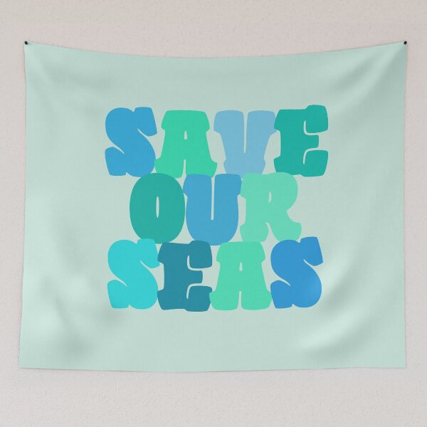 Item preview, Save Our Seas designed and sold by fontspree.