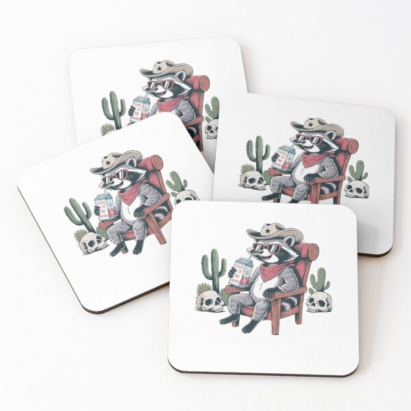 Item preview, Country Cowboy Raccoon Western Texas designed and sold by BHMARTS.