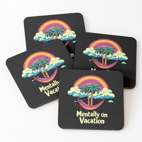Item preview, Mentally on Vacation – Funny Summer Shirt designed and sold by NS-New-Standard.