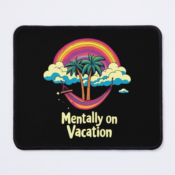 Item preview, Mentally on Vacation – Funny Summer Shirt designed and sold by NS-New-Standard.
