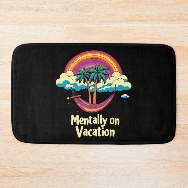 Item preview, Mentally on Vacation – Funny Summer Shirt designed and sold by NS-New-Standard.