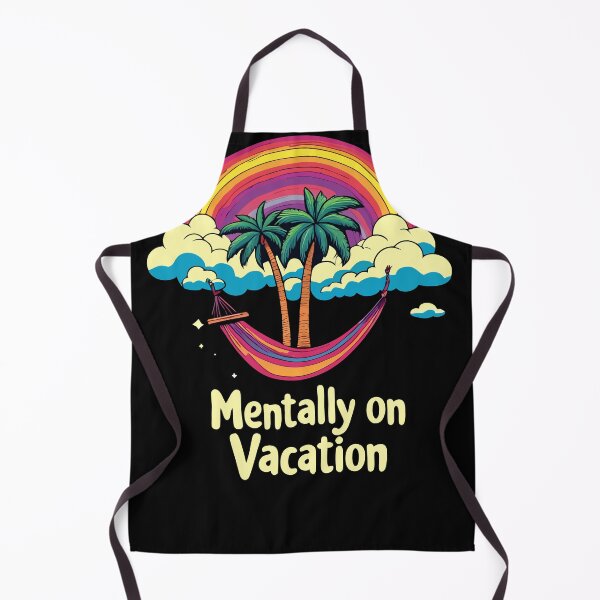 Item preview, Mentally on Vacation – Funny Summer Shirt designed and sold by NS-New-Standard.