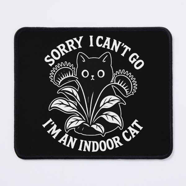 Item preview, Indoor Cat And Plant Dionaea Muscipula designed and sold by TomFrontierArt.