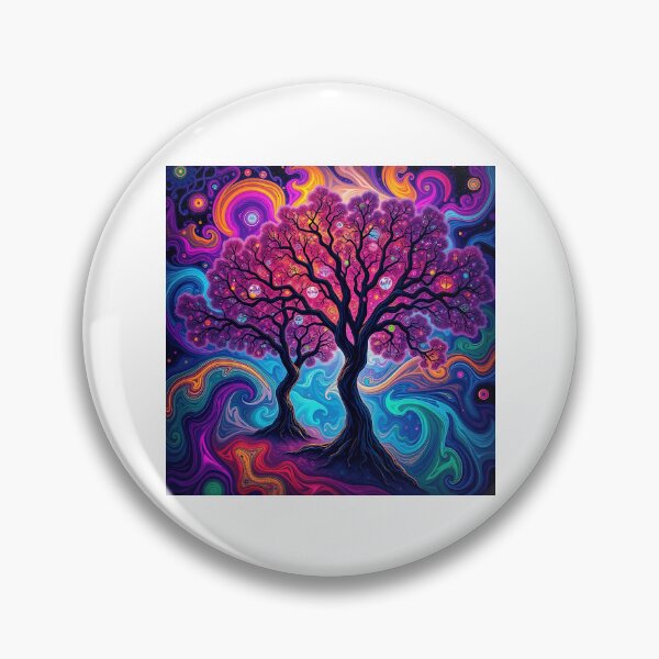 Artikelvorschau, Psychedelische Morphing Trees Art entworfen und verkauft von sharon1210.