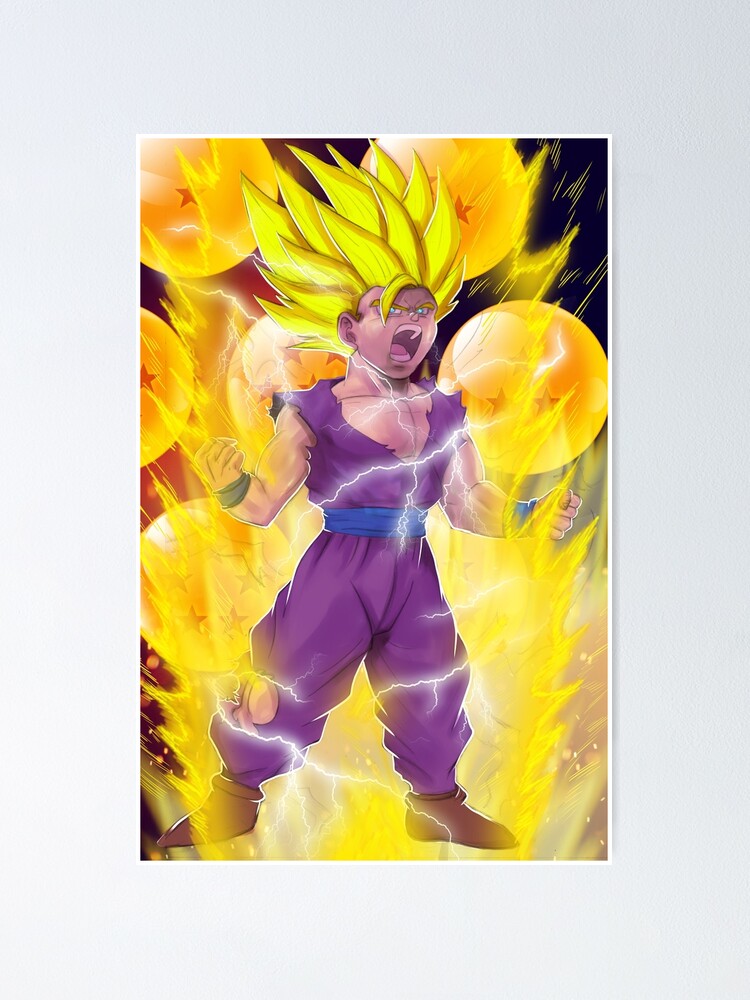 "Gohan Super Saiyan 2" Poster by jamesdbui1987 | Redbubble