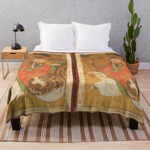 Item preview, Mountain Deity (Sanshin) – Ancient Asian Spiritual Art designed and sold by EmeraldeaArt.
