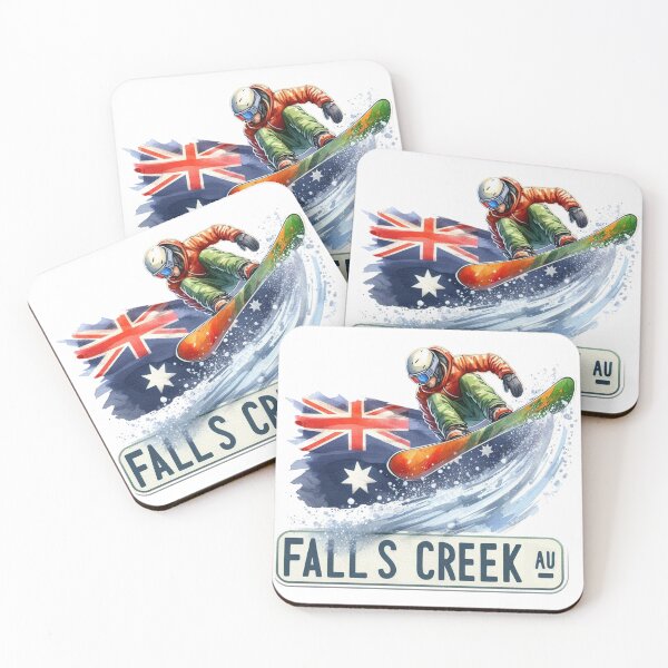 Item preview, Falls Creek Australia Vintage Retro Adventure Snowboarding, Skiing designed and sold by clarkfraser.