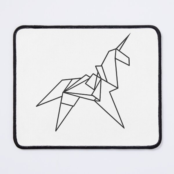 Item preview, Origami Unicorn Geometric Art designed and sold by haitrieuic96.