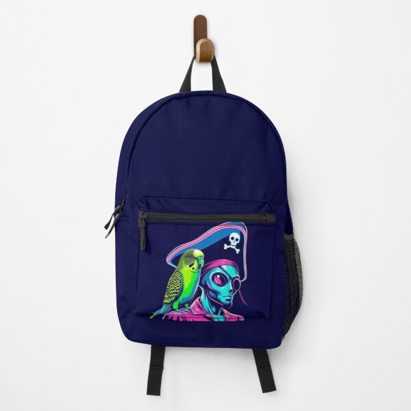 Item preview, pirate alien and parrot designed and sold by Dogandesighn.