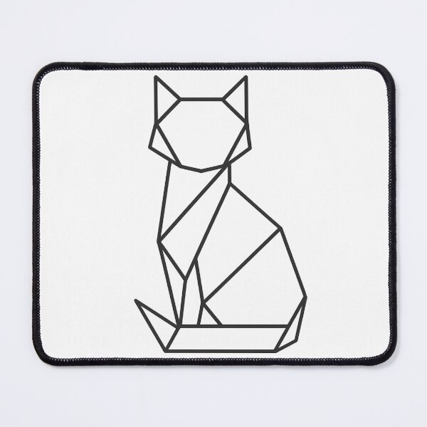 Item preview, Origami Cat Geometric Art designed and sold by haitrieuic96.