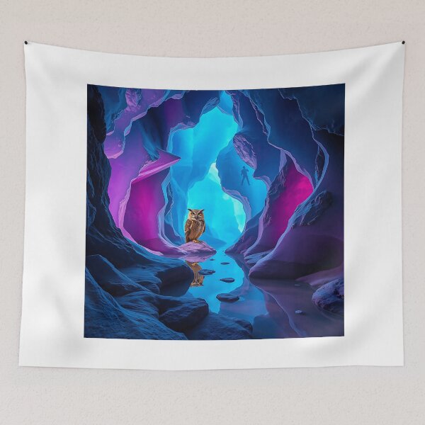 Item preview, Owl in Crystal Cave designed and sold by sharon1210.