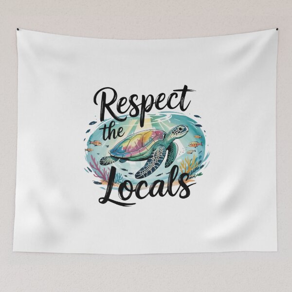 Item preview, Turtle Respect the locals designed and sold by Karma-Koutur.