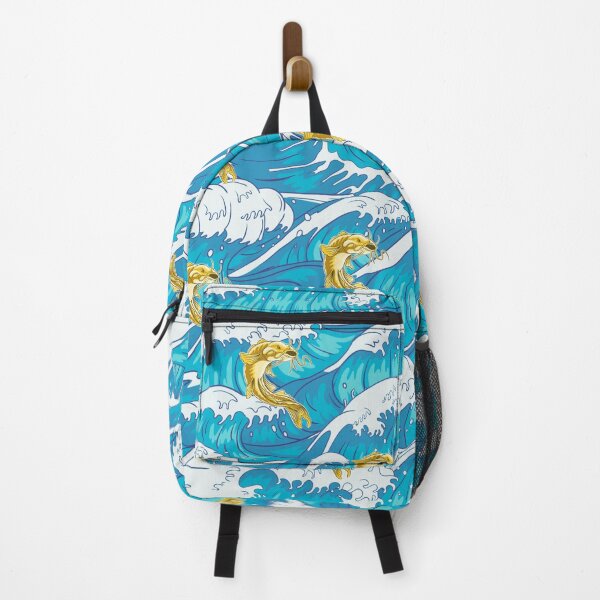 Item preview, Japanese blue waves gold catfish designed and sold by thefrenchyviet.