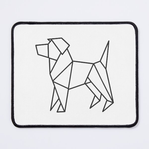 Item preview, Origami Dog Geometric Art designed and sold by haitrieuic96.