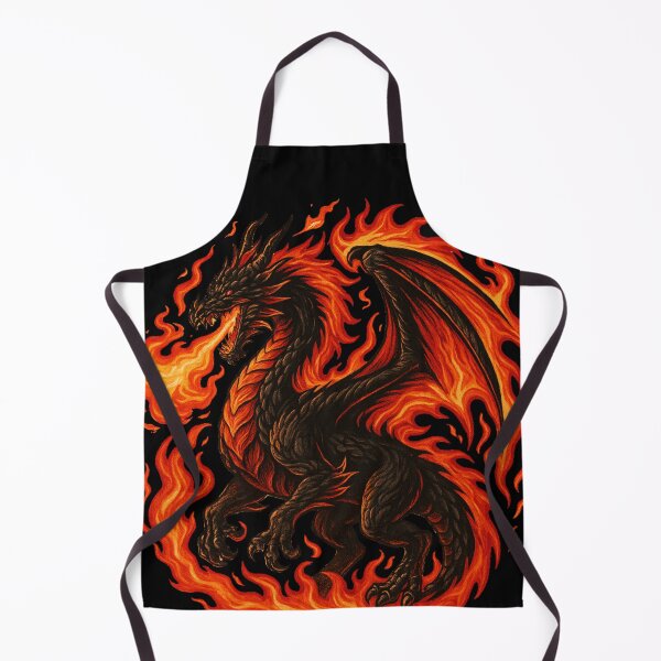 Item preview, Hellfire Dragon – Flaming Infernal Beast designed and sold by DesignedAnyway.