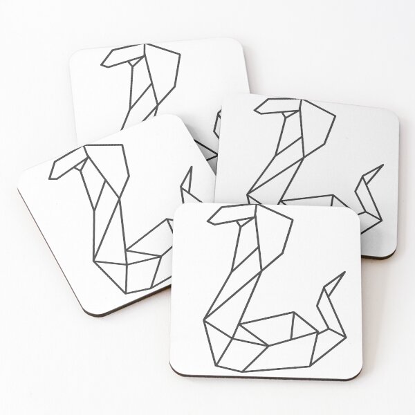 Item preview, Origami Cobra Snake Geometric Art designed and sold by haitrieuic96.