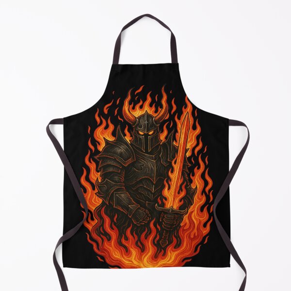 Item preview, Infernal Knight – Dark Warrior of Flames designed and sold by DesignedAnyway.