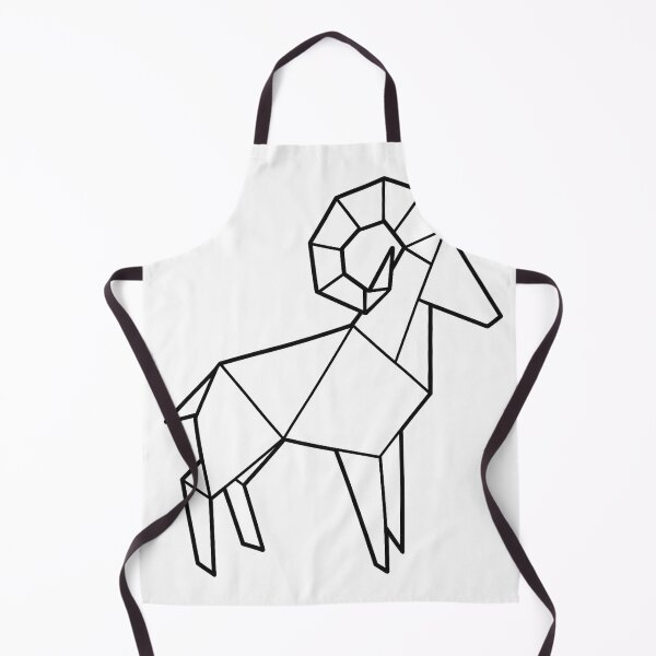 Item preview, Origami Aries Ram Geometric Art designed and sold by haitrieuic96.