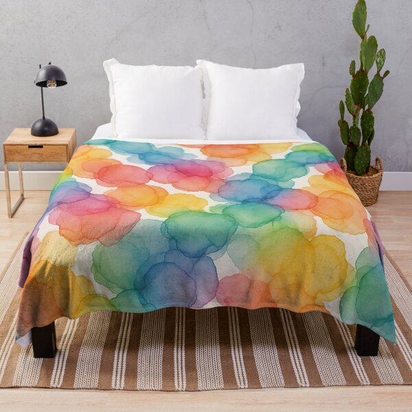 Item preview, Rainbow Alcohol Ink Cloud Seamless Pattern designed and sold by optimusprime39.
