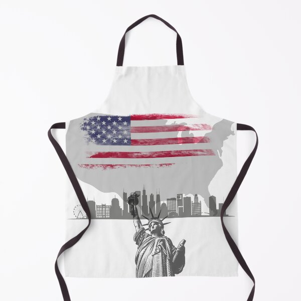 Item preview, Liberty & Skyline – America in Unity | US Map Flag Design designed and sold by LeoCreazyShop.