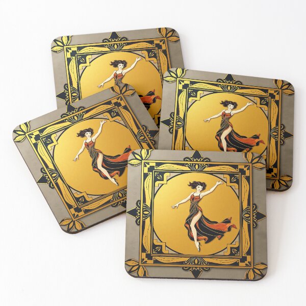 Item preview, Art Deco Dancer in Motion designed and sold by sharon1210.