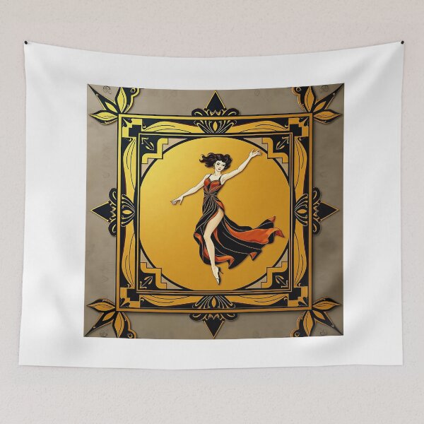 Item preview, Art Deco Dancer in Motion designed and sold by sharon1210.