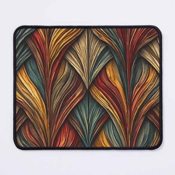 Item preview, Sculptural Leaves: A Vibrant Geometric Composition designed and sold by Virtuals1.