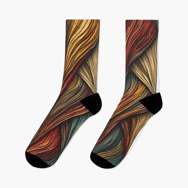 Item preview, Sculptural Leaves: A Vibrant Geometric Composition designed and sold by Virtuals1.