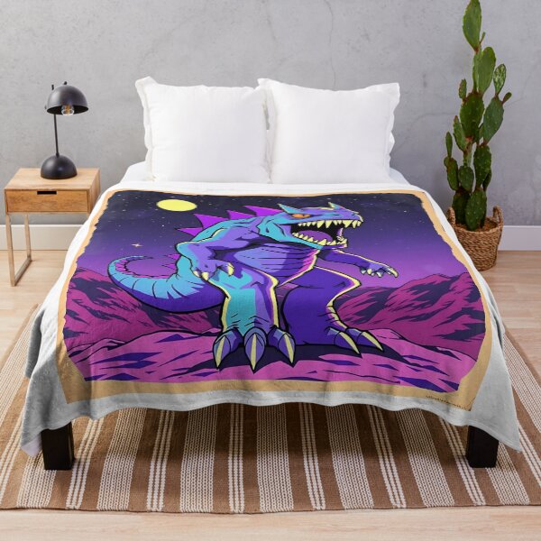 Item preview, 1980s Purple Sci-Fi Monster Illustration designed and sold by sharon1210.