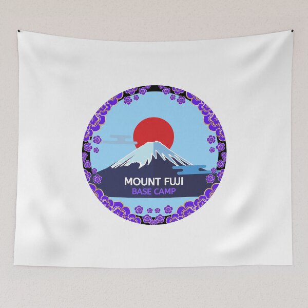 Item preview, MOUNT FUJI, BASE CAMP, FLORAL  designed and sold by AASparksDesigns.