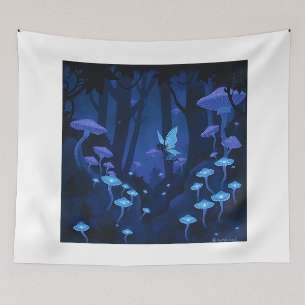 Item preview, Faerie in Bioluminescent Forest designed and sold by sharon1210.