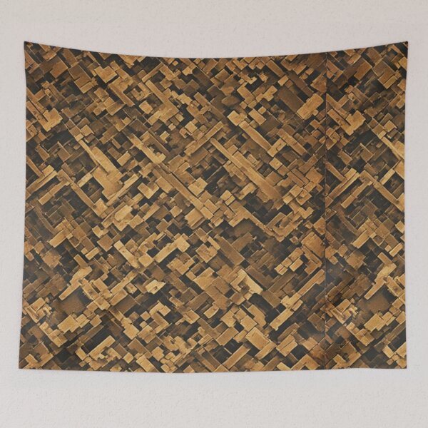 Item preview, Sculpted Geometry: A Textural Abstract Composition designed and sold by Virtuals1.