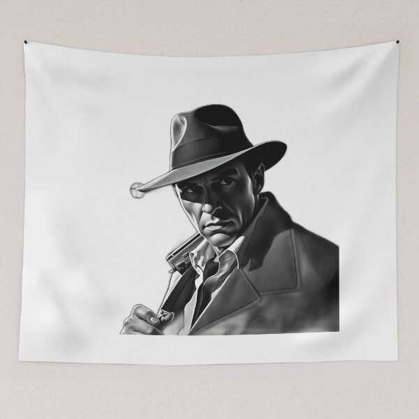 Item preview, Hard-Boiled Detective Noir Art designed and sold by sharon1210.