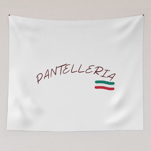 Item preview, Pantelleria Italy Sicily text with Italian flag designed and sold by vibeno1.