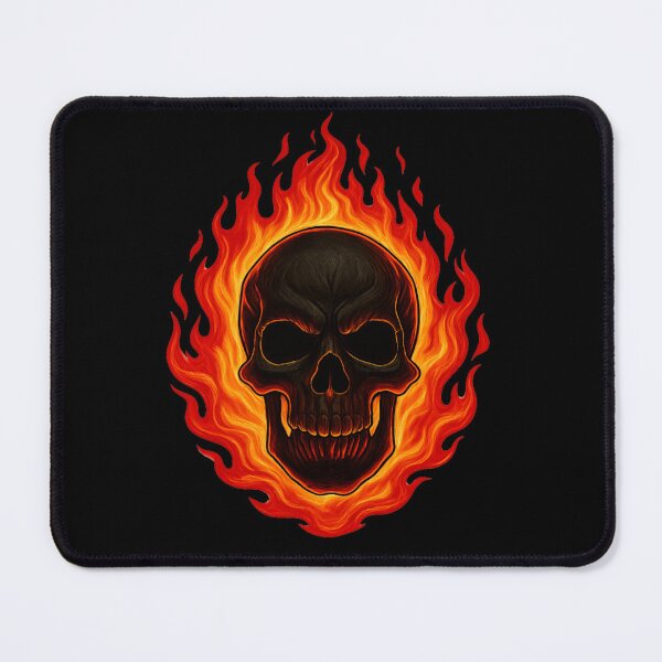Item preview, Flaming Skull – Infernal Symbol of Fire designed and sold by DesignedAnyway.