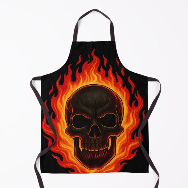 Item preview, Flaming Skull – Infernal Symbol of Fire designed and sold by DesignedAnyway.
