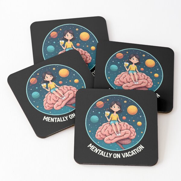 Item preview, Mentally on Vacation – Humorous Holiday Shirt designed and sold by NS-New-Standard.
