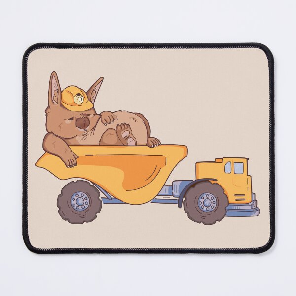 Item preview, Nap break trucking wombat designed and sold by Tired manuporter.