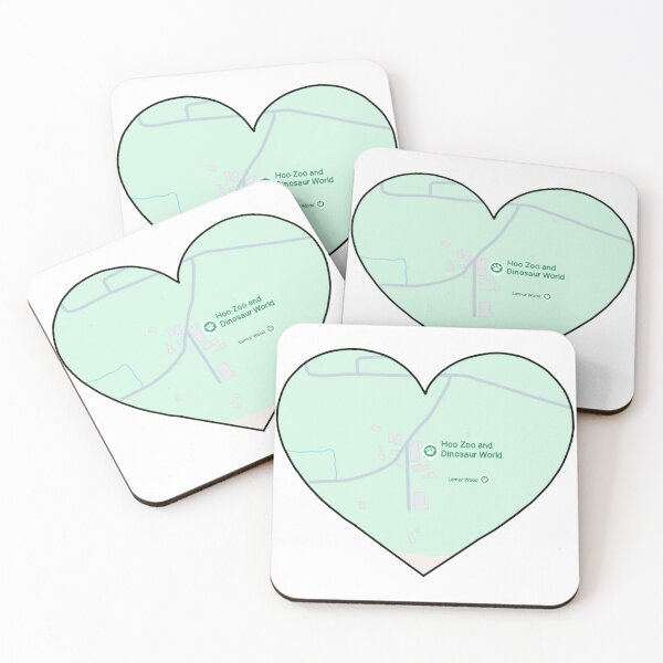 Item preview, Zoo Map Heart 6 designed and sold by Meggie-moos.