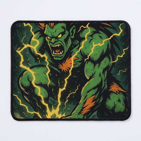 Item preview, Blanka Street Fighter Retro Arcade Fighter Art designed and sold by Retr0Tshirts.