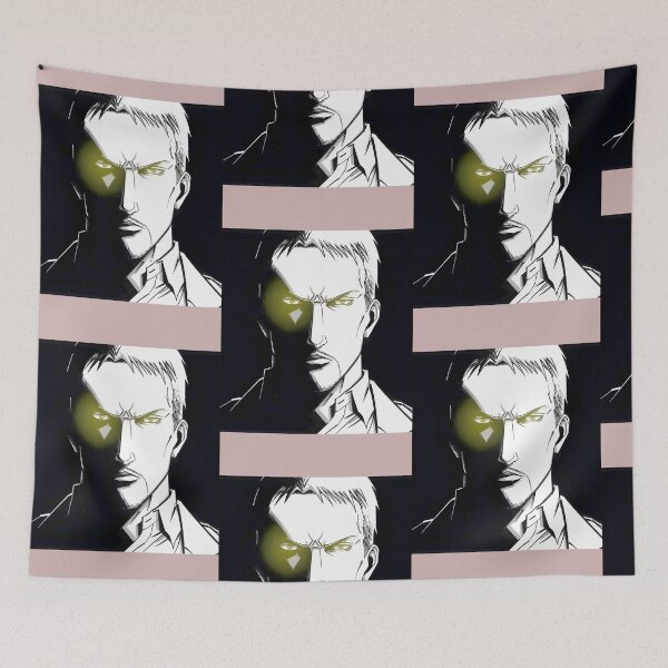 Item preview, Intense Warrior Anime Portrait - Dynamic Black & White designed and sold by SuzannaGedde.