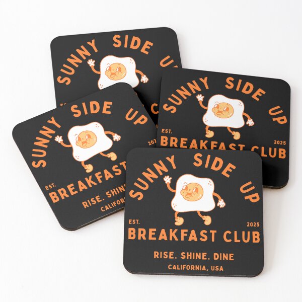 Item preview, Sunny Side Up Breakfast Club – Retro Egg Diner Design designed and sold by MoonGirlDes000.
