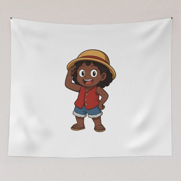 Item preview, Straw Hat Queen – Black Anime Girl Inspired by Luffy designed and sold by OsasChild.