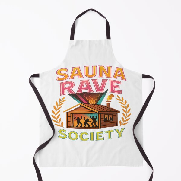 Item preview, Sauna Rave Society Shirt – Funny Steam Room Dance Party Club Parody designed and sold by POD DYNASTY.