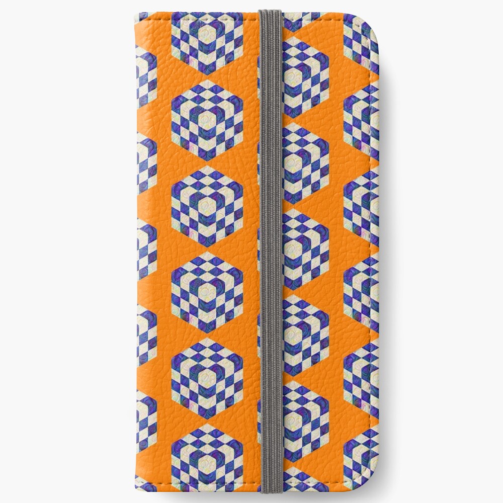 #DeepDream Color Squares Visual Areas 5x5K v1448964615 iPhone Wallet