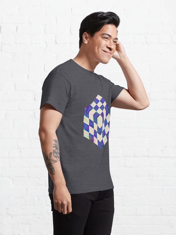 Alternate view of #DeepDream Color Squares Visual Areas 5x5K v1448964615 Classic T-Shirt