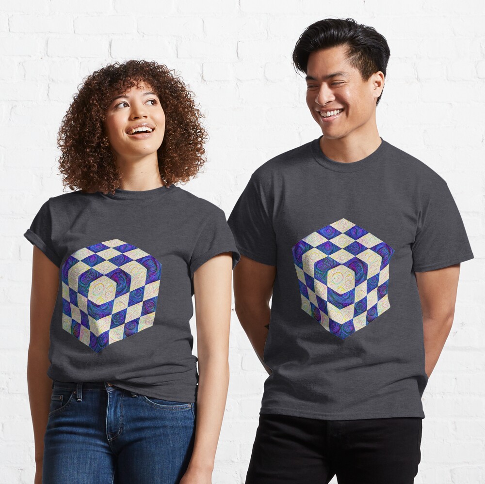 #DeepDream Color Squares Visual Areas 5x5K v1448964615 Classic T-Shirt