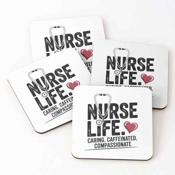 Item preview, Nurse Life Caring Caffeinated Compassionate designed and sold by Enea Kelo.