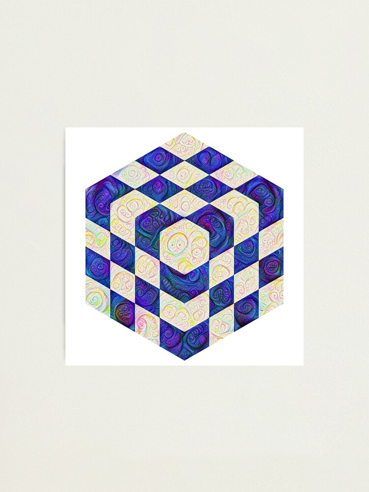 Alternate view of #DeepDream Color Squares Visual Areas 5x5K v1448964615 Photographic Print